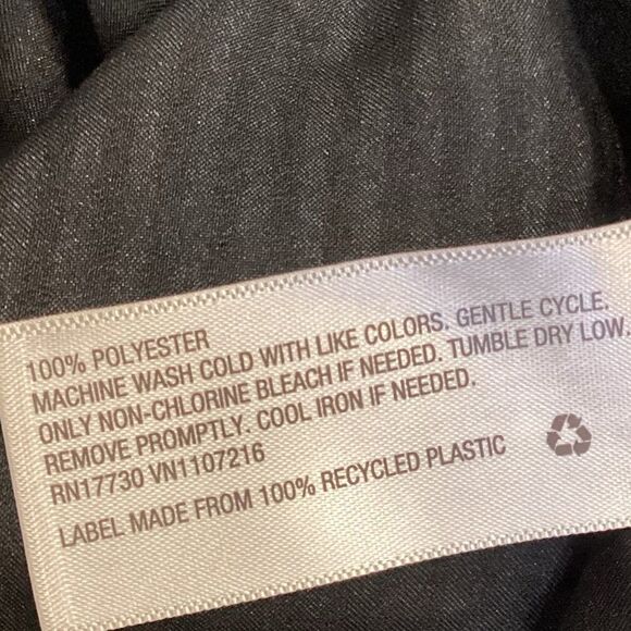 NWT Prologue Womens Blouse Black Faux Wrap 4X - Picture 7 of 9